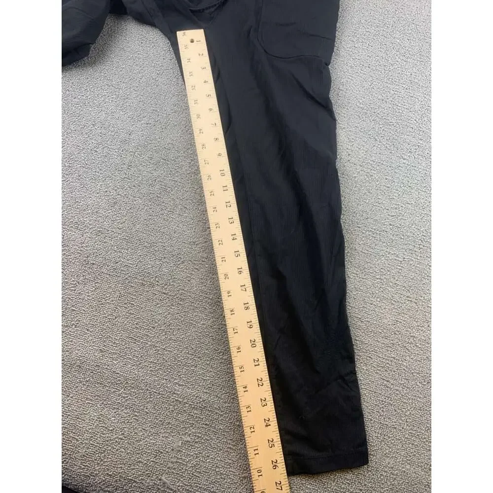 Lululemon Women Pull‎ on Athletic Pants Black Size 6 Nylon Stretch Jogger